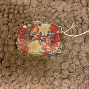 One of a kind pressed flower Belt Buckle